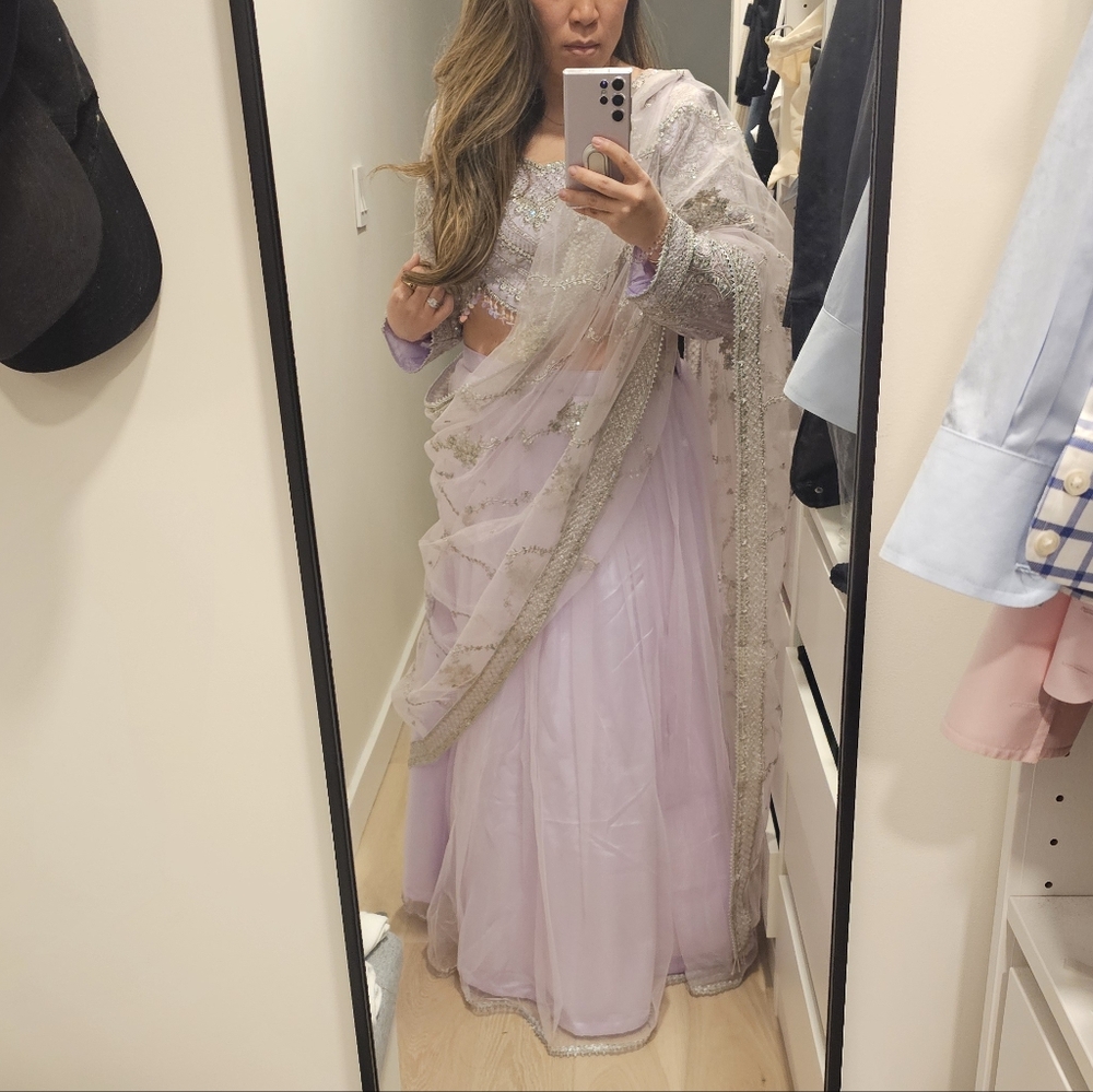 Elegant Lavender Women's Dress